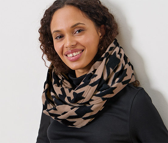 Bedruckter Fleece-Loop