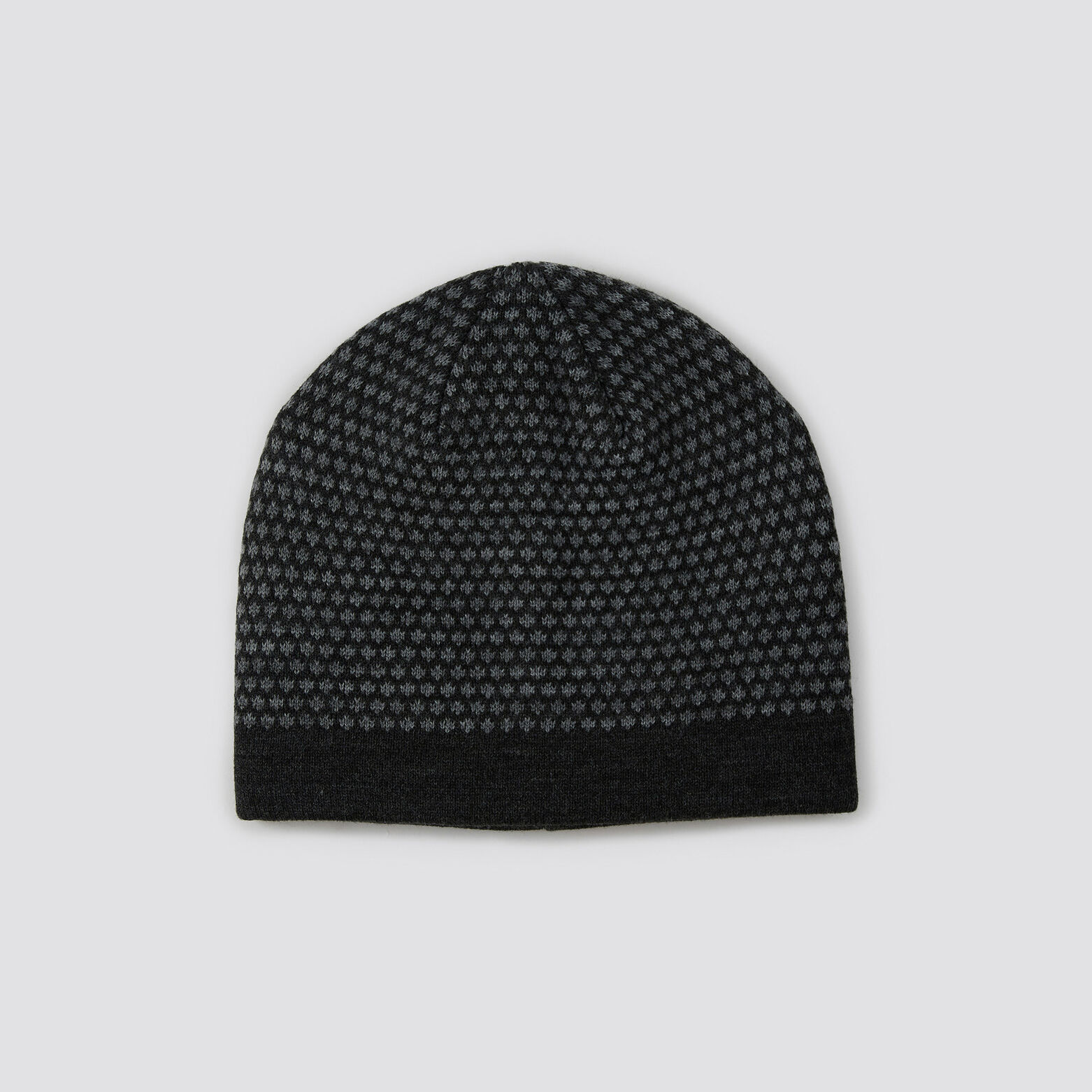 Bonnet en maille Gris moyen
