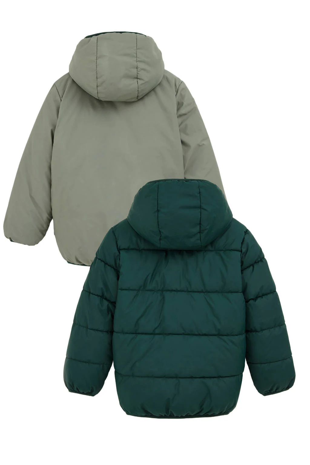 WE Fashion Blue Ridge reversible jas groen