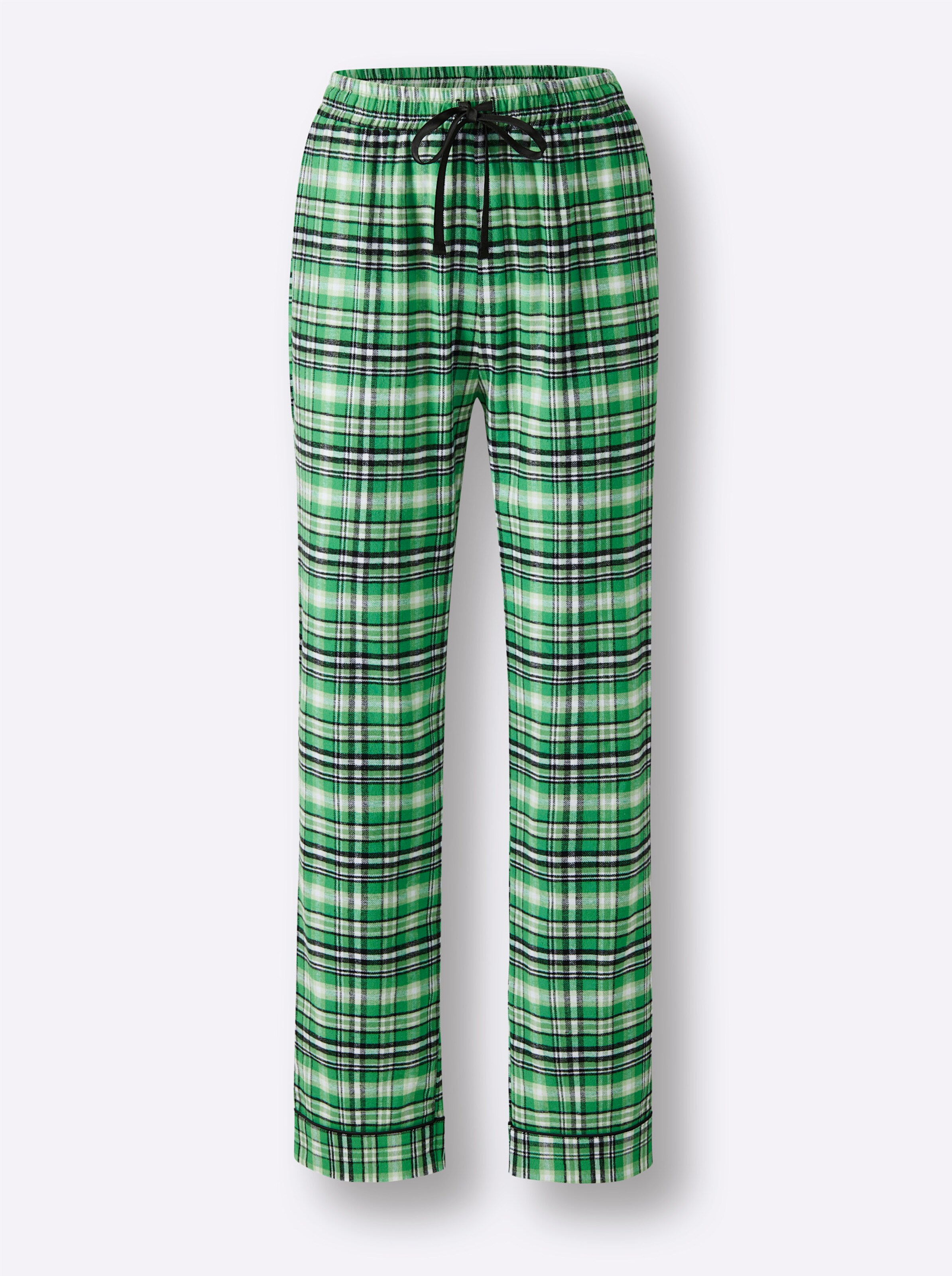 wäschepur Pyjama in apfel-schwarz-kariert