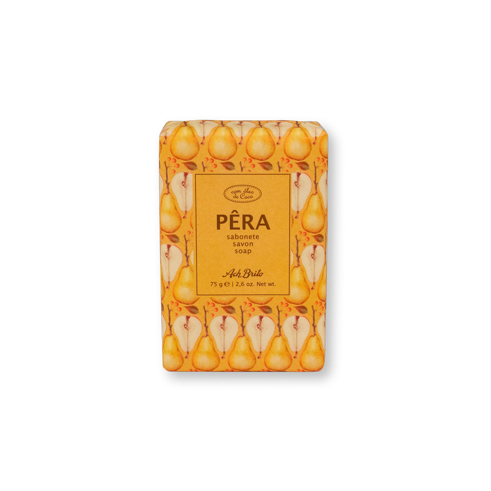 Ach. Brito® 35604 - Savons à base de savon végétal et enrichis à l'huile de coco (75 g)