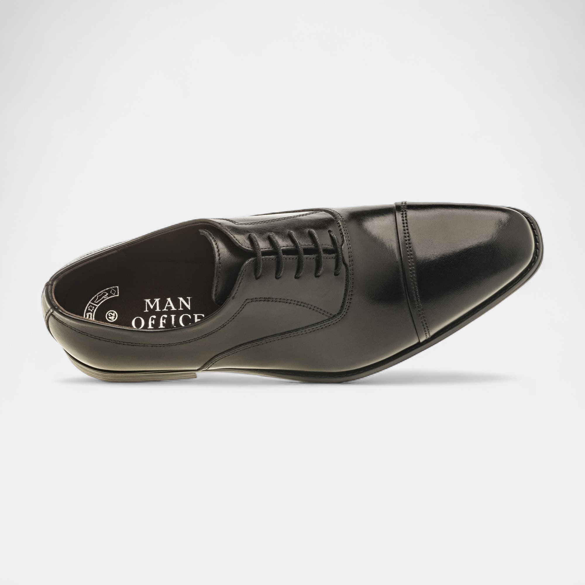 Derbies Homme en cuir noir