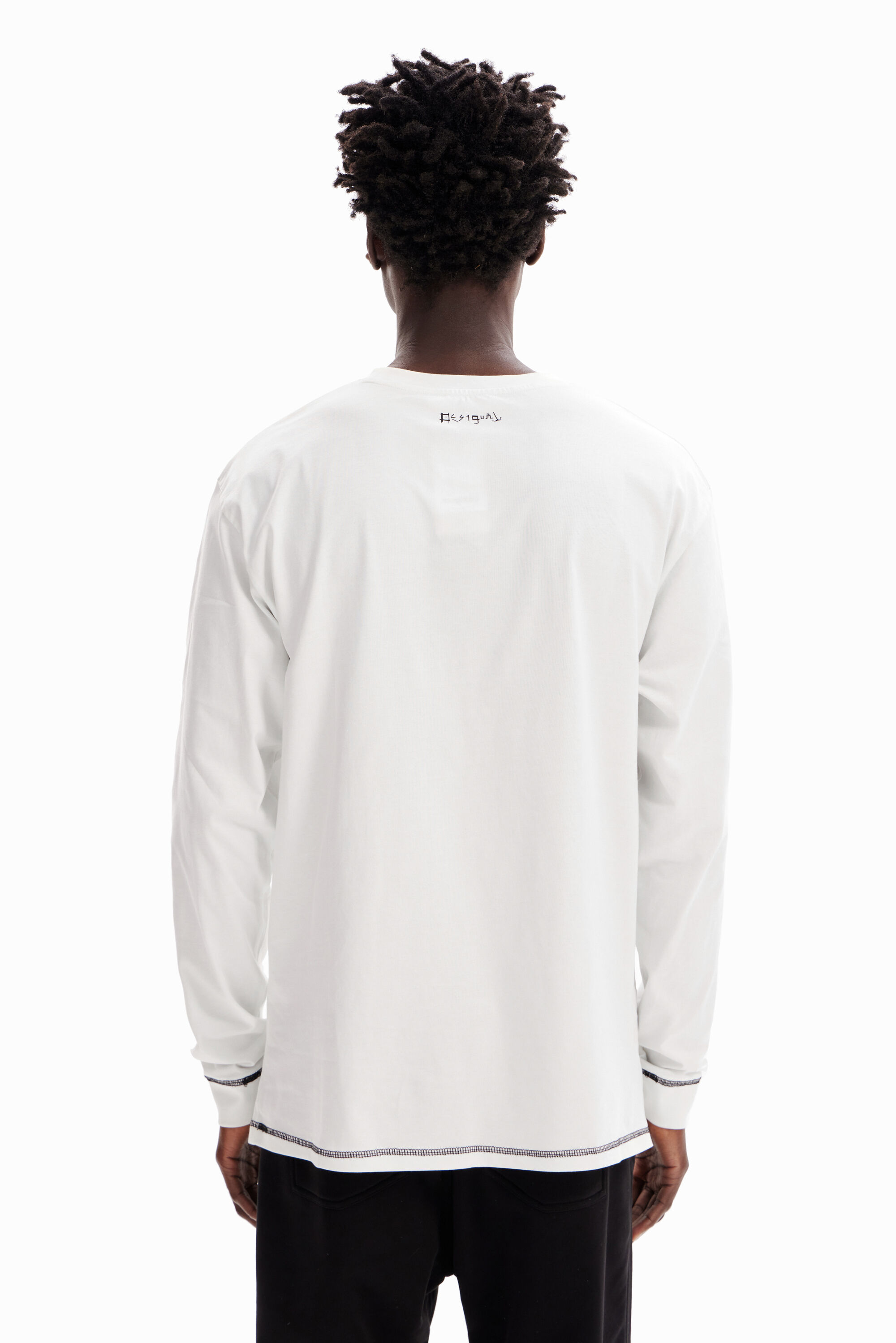 T-shirt oversize manches longues