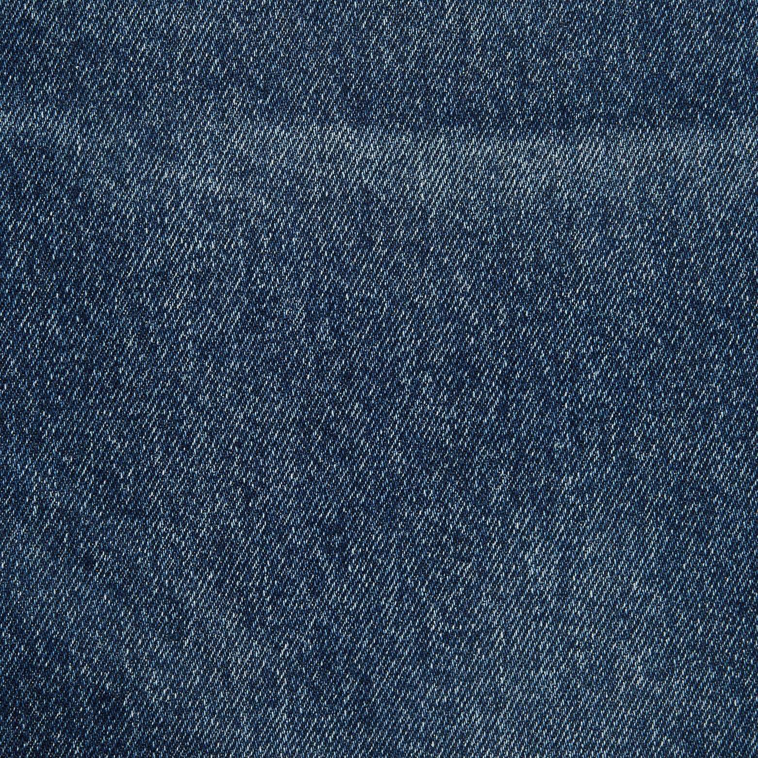 Jean straight authentique lavé Bleu moyen