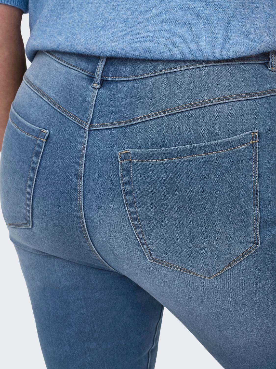 CARAUGUSTA Hohe Taille Skinny Fit Jeans Light Blue Denim