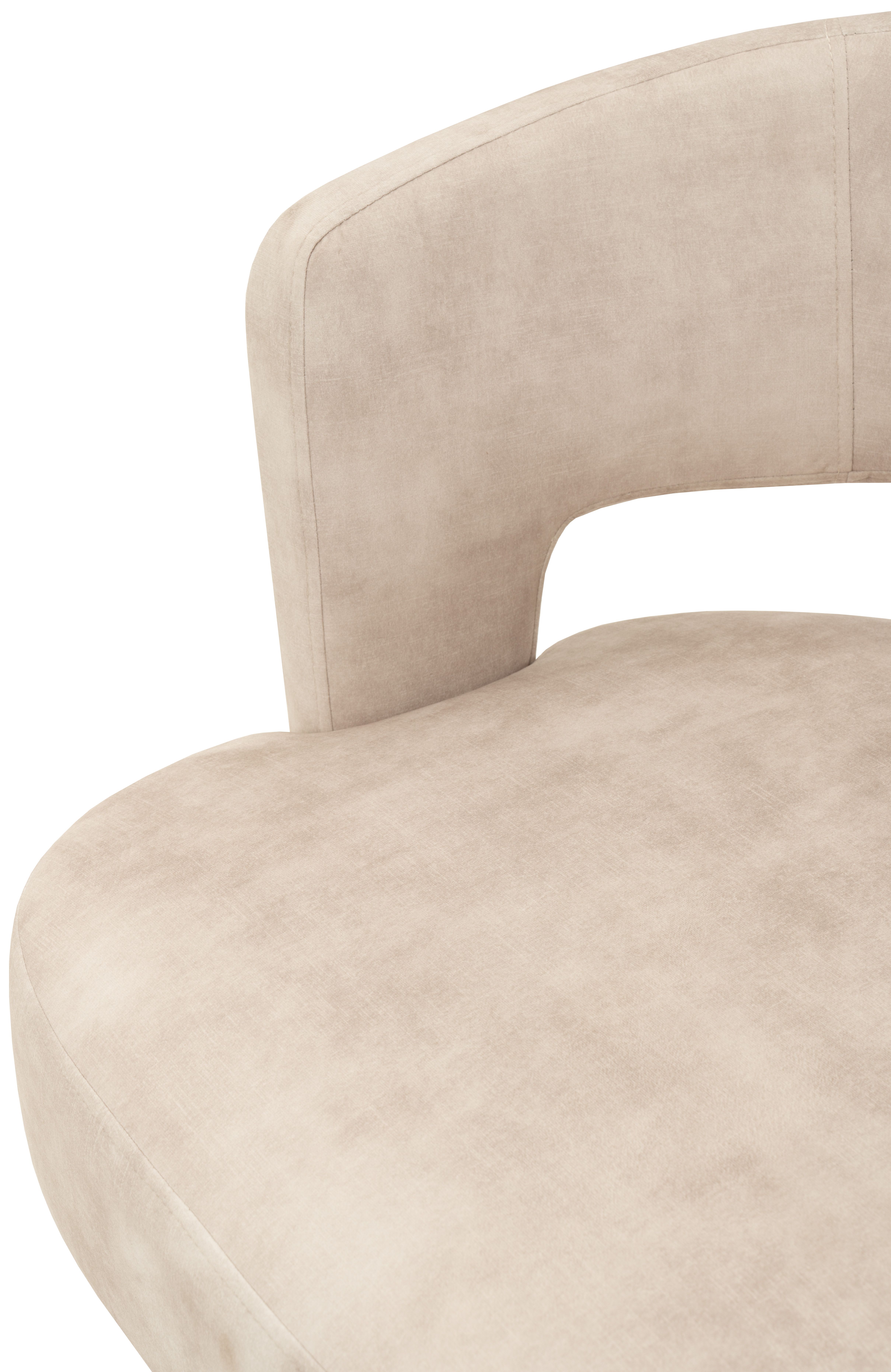 Eetkamerstoel Velvet Beige Verto B67 x D67 x H80.5 cm