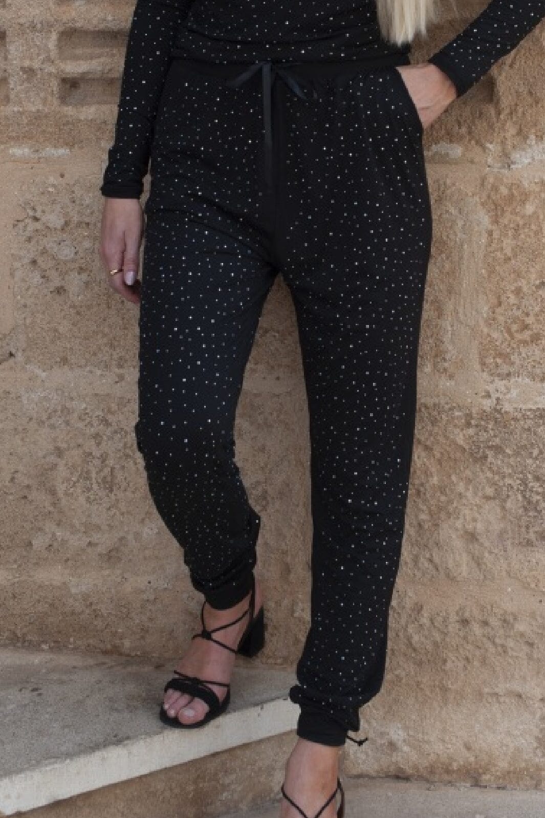 Liberte Alma-Pants black simili