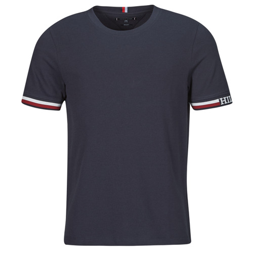 Tommy Hilfiger - MONOTYPE BOLD GS TIPPING TEE - Marine