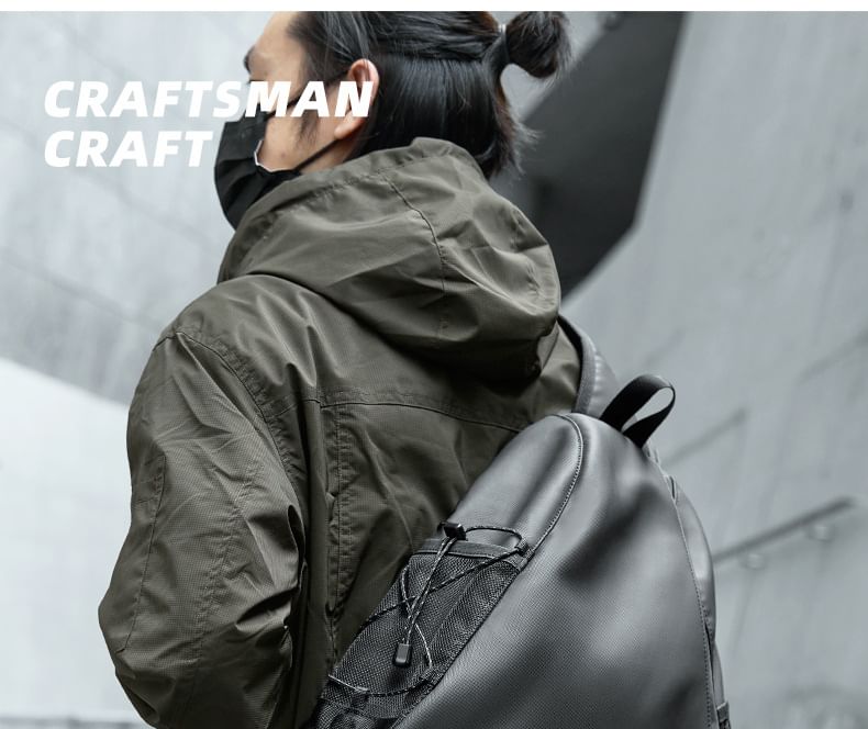 Wavecho - Slingbag met trekkoord en gesp van gaas