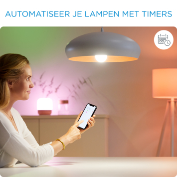 WiZ Connected LED globe E27 50W filament gold koel tot warmwit licht dimbaar