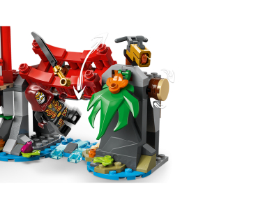 LEGO Ninjavoertuigen bij de boomhut (71857)