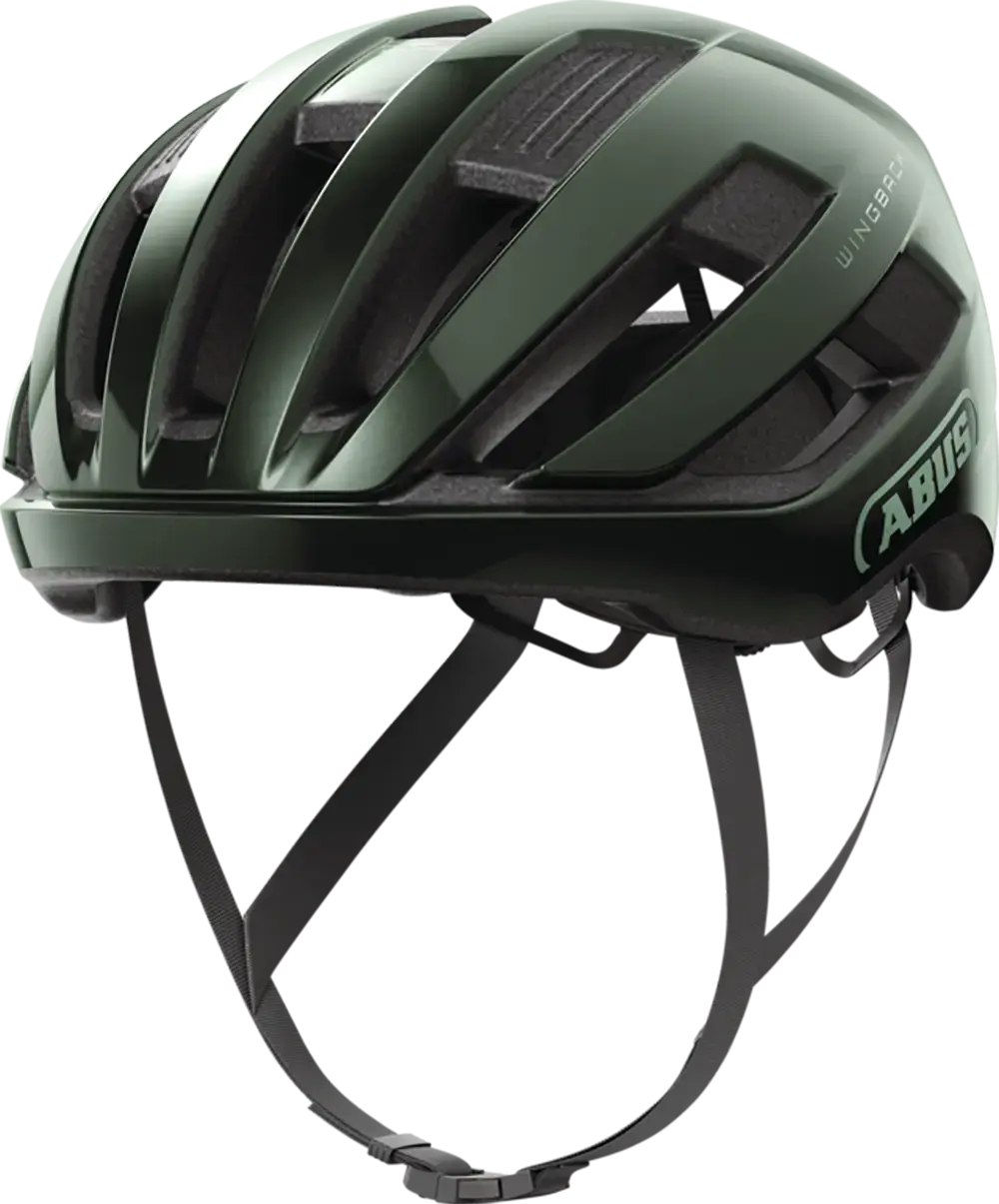 Abus WingBack Race Fietshelm Mos Groen