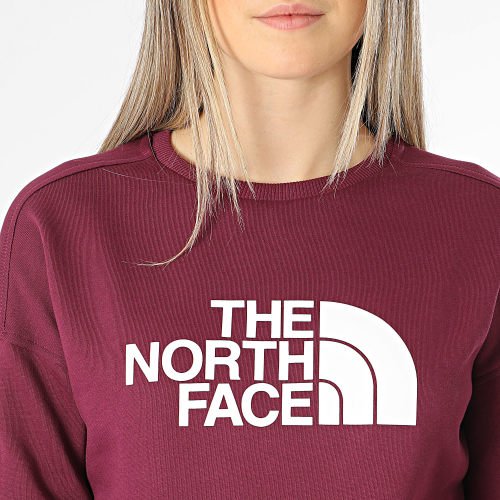 Sweat Crewneck Femme Drew Peak Bordeaux