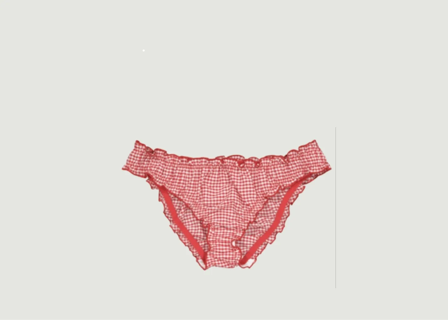 Culotte Vichy en coton recyclé La chatte de Françoise