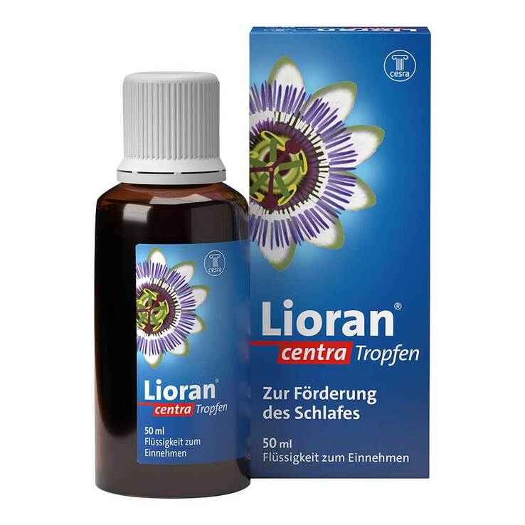 Lioran centra Tropfen zur Förderung des Schlafes, 50 ml