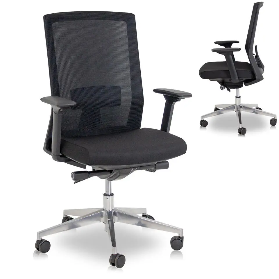MRC COMFORT Set - Zit-sta bureau   stoel - 160x80 - midden eiken