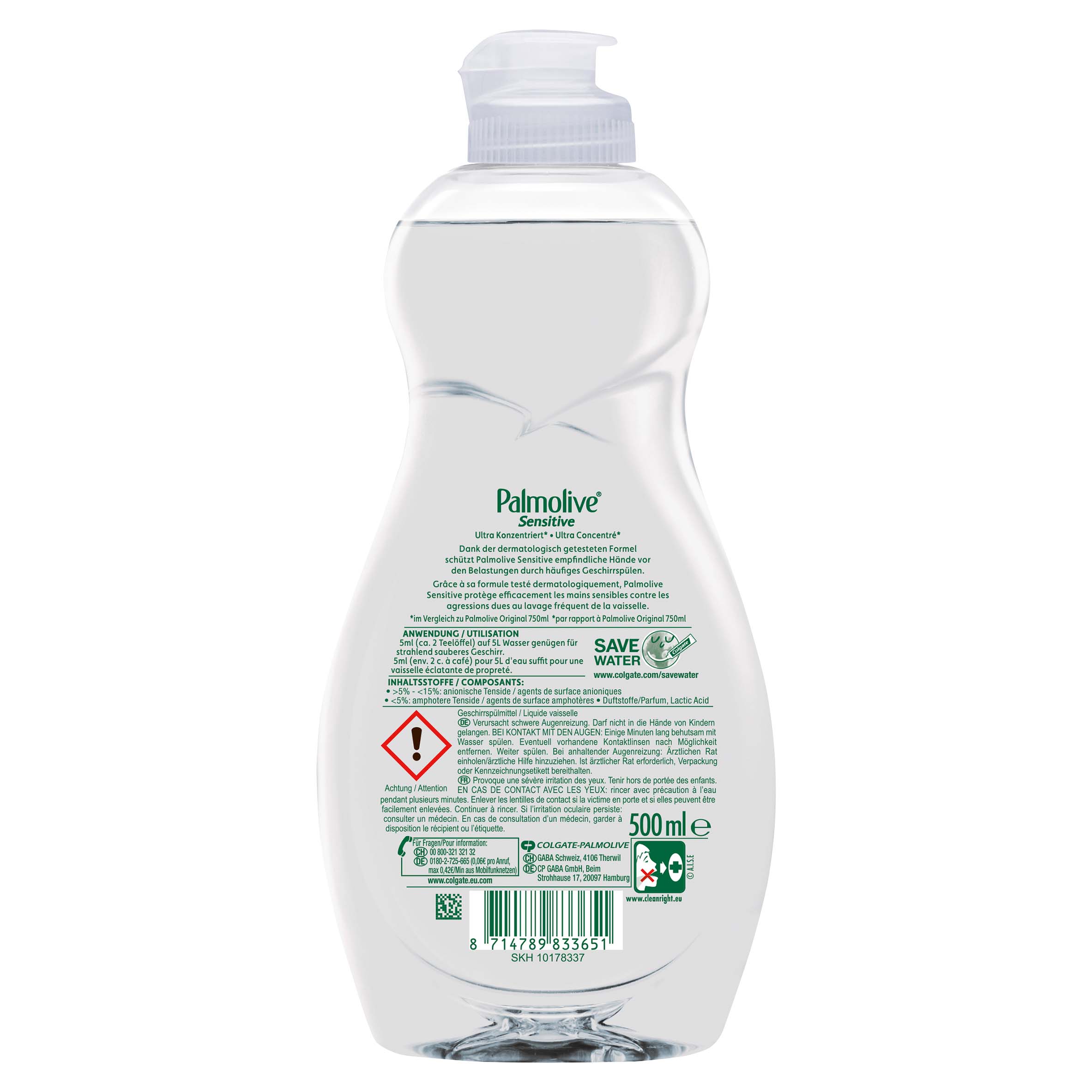 PALMOLIVE Ultra Sensitive<br>500 ml, Flasche