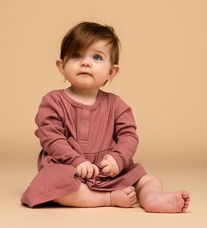 Soft Gallery Rib - Ripp - Kleid - Brick Dust