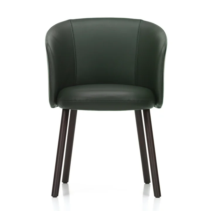 Vitra - Mikado Armlehnstuhl, Eiche natur / elfenbein/perle (Nubia 01)