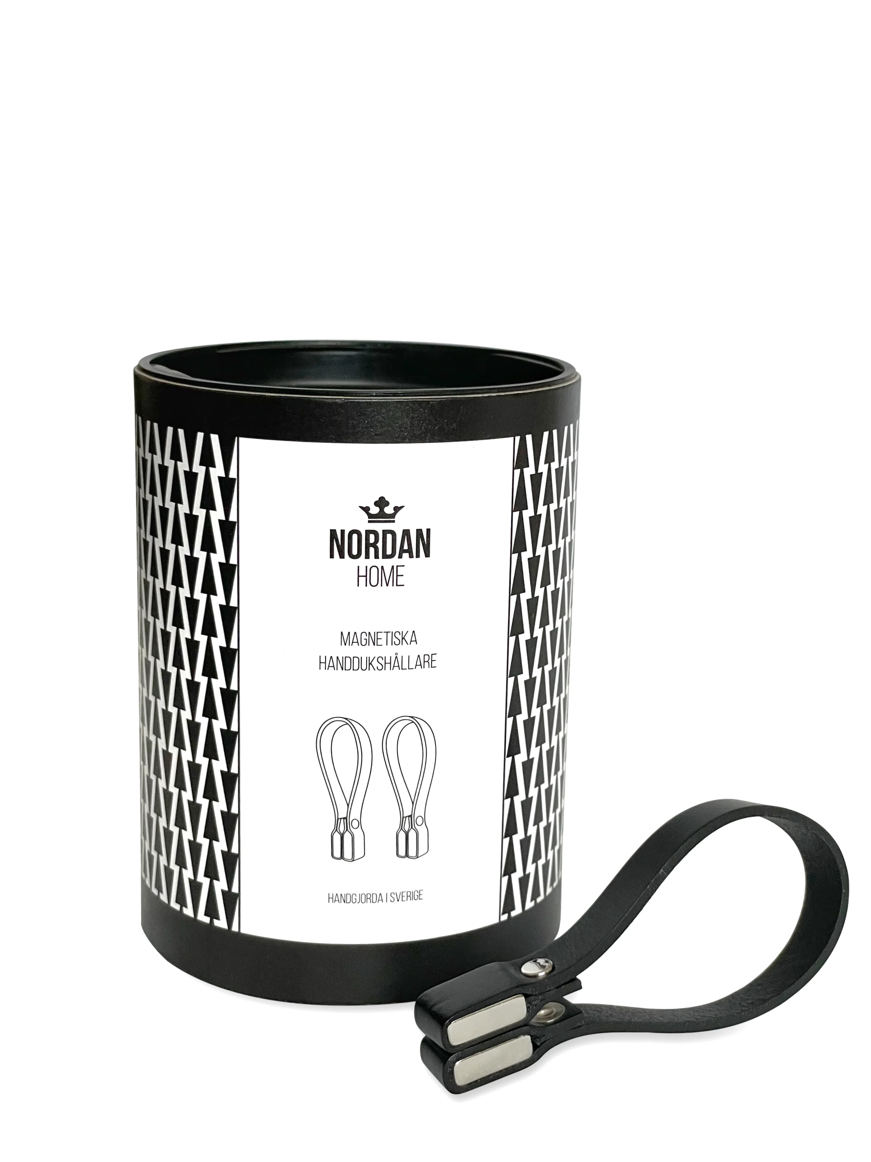 Nordan Home  Håndklædeholder, sort -  2 stk.