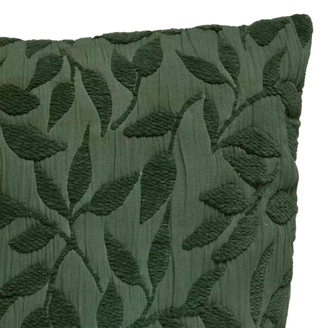 Coussin carré gaze de coton (50 x 50 cm) Letho Vert tilleul