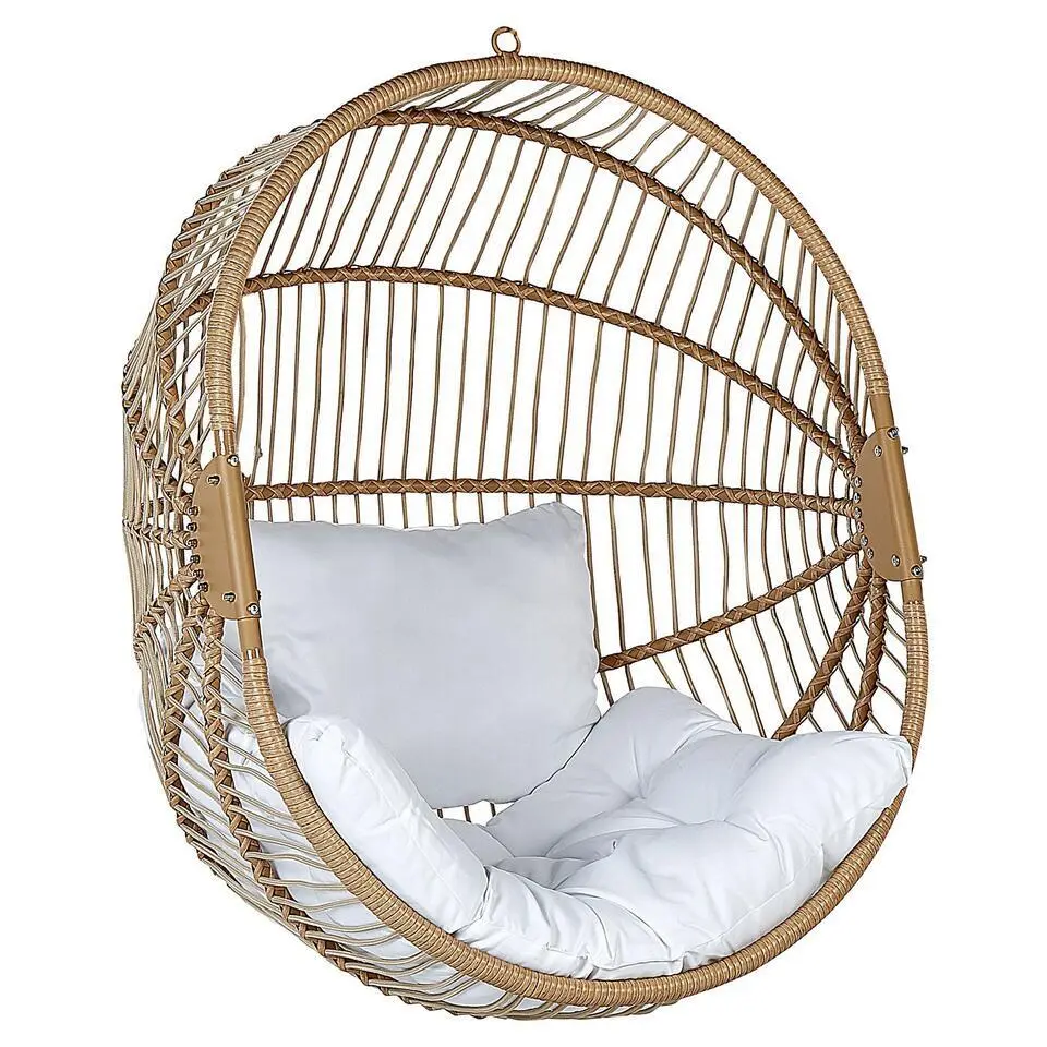 ACRI - Hangstoel - Beige - PE rotan