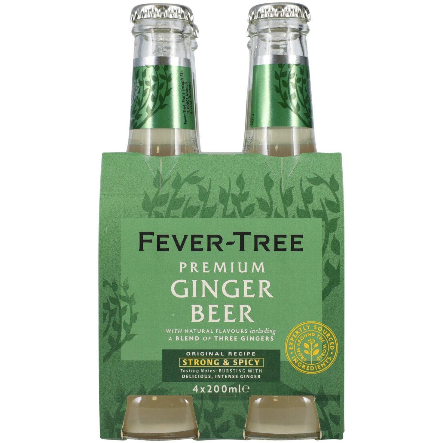 Fever Tree Ginger Beer alkoholfrei 4x20cl -80cl