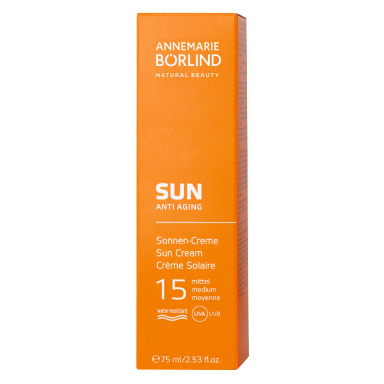 ANNEMARIE BÖRLIND SUN ANTI-AGING Sonnen-Creme LSF 15