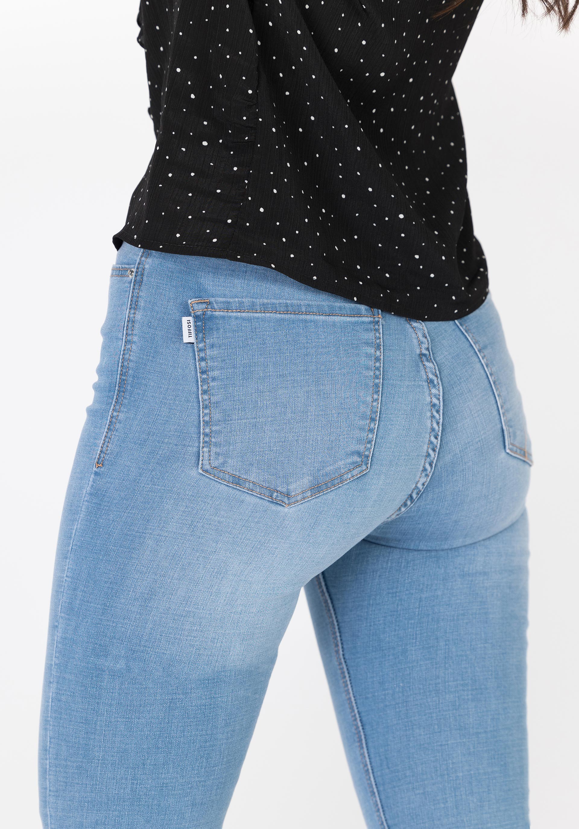 Jeans Jessie Skinny Cintura Alta