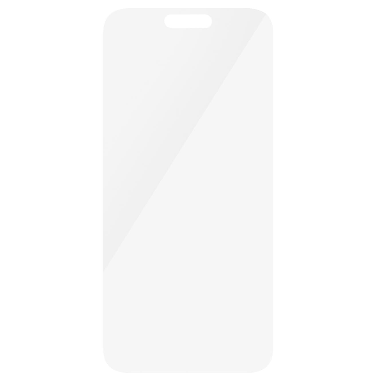 iPhone 15 Pro Max Antibakterielle Panzer Glas Displayschutz Case Friendly (2808)