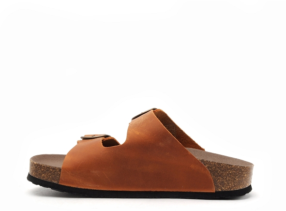 Plakton mules et sabots plats femme cp beta mic 340010 marron