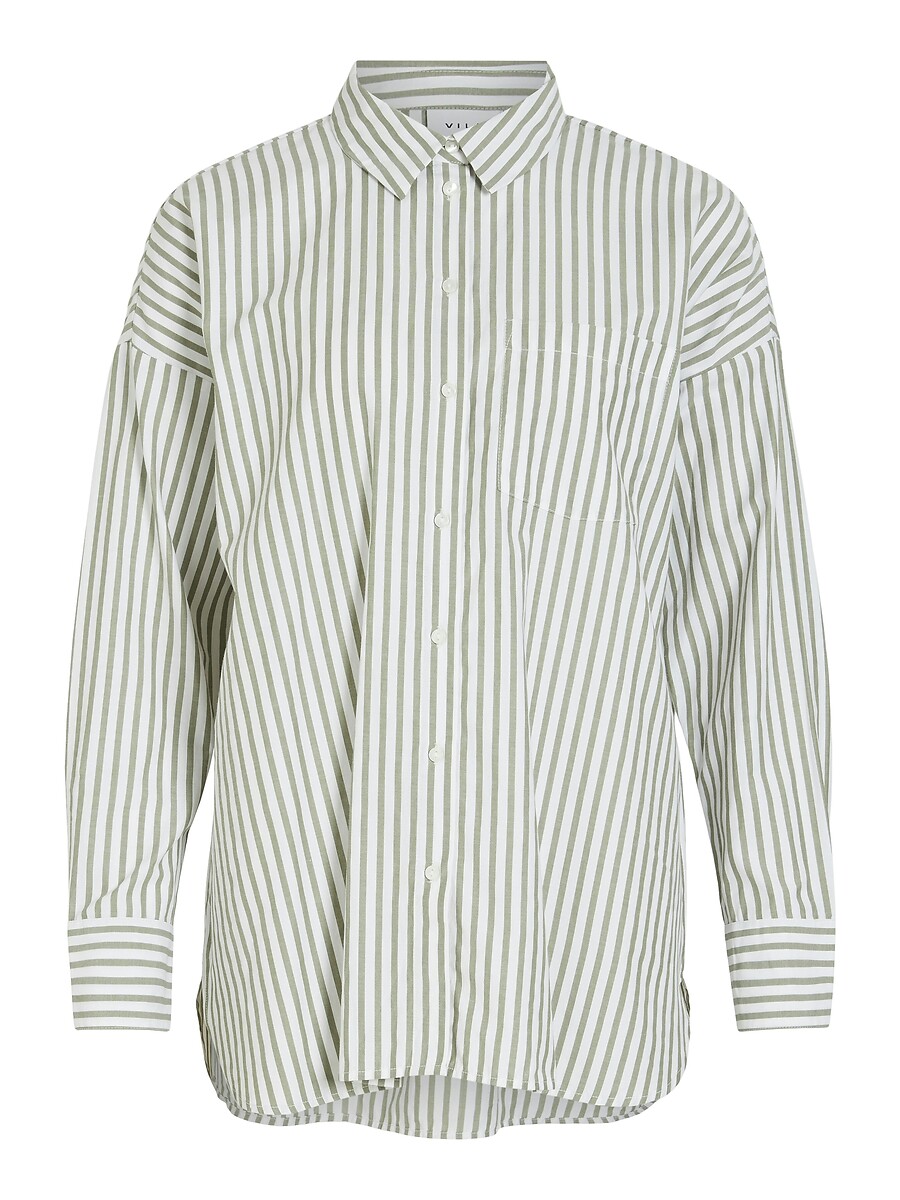 VILA<br>Camisa com listras estreitas