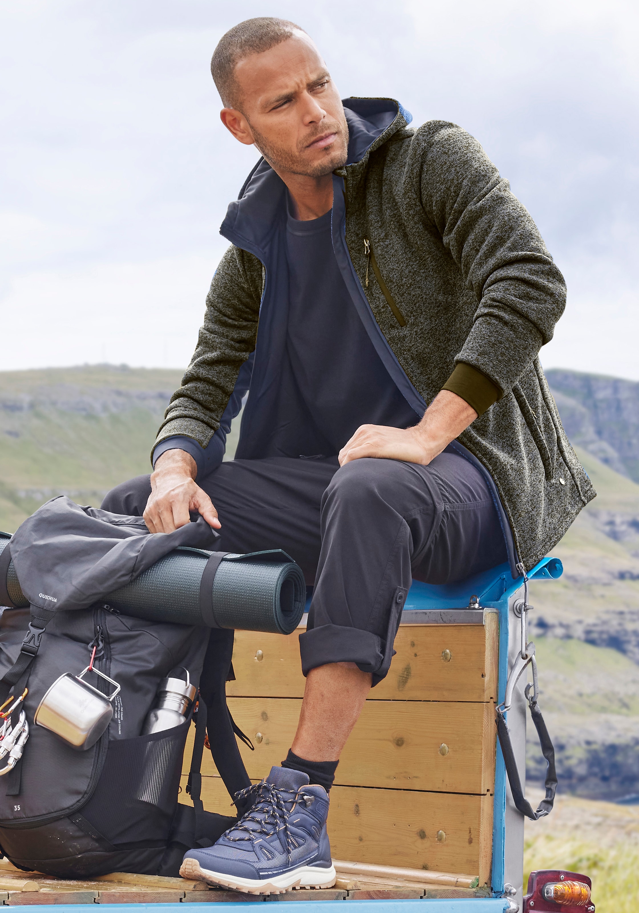 John Devin Trekkinghose  Wanderhose mit Zipp- Off Beinen