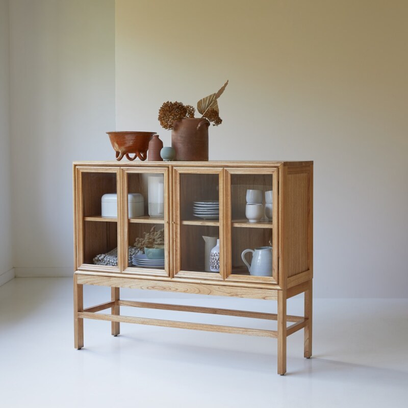 Vitrine basse Alex en mindi H 100 cm