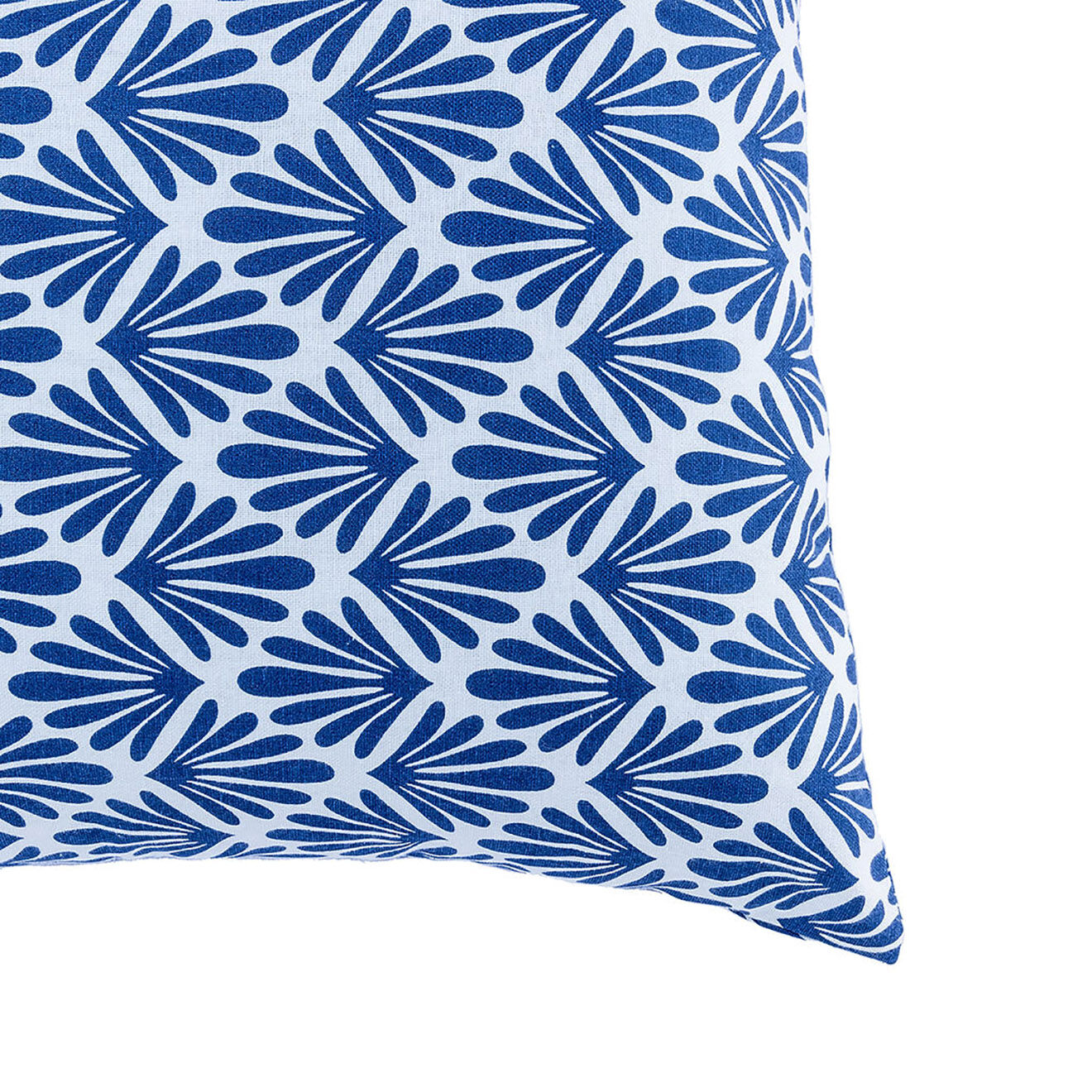 Febronie Housse de coussin d'extérieur Peacock bleu marine - 50x50 cm
