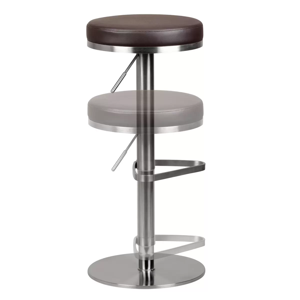 Barhocker Saragossa braun,silber