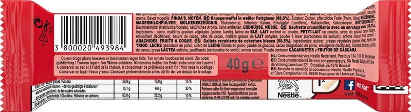 KitKat - Chunky Witte Chocolade Repen - 24 stuks x 40g