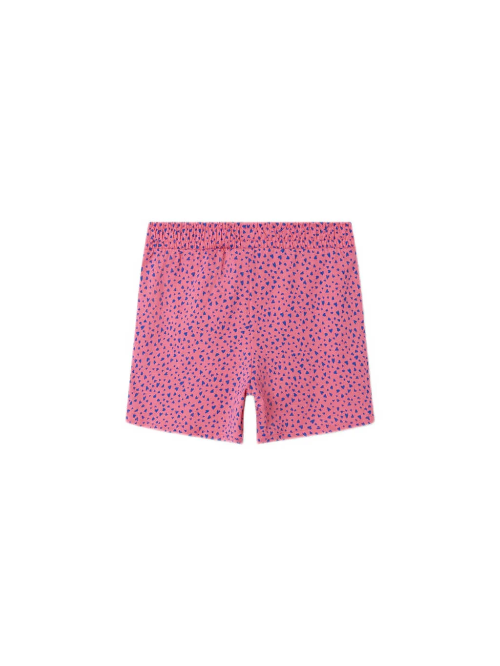 NAME IT casual short NKFVIGGA met all over print donkerroze/blauw