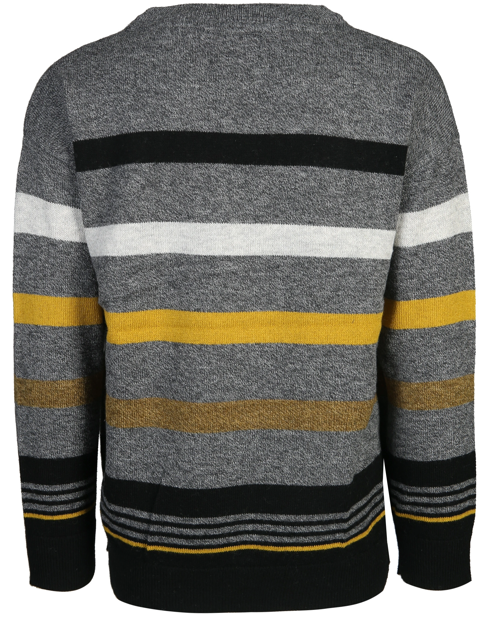 Pullover MELANGE gestreift in grau