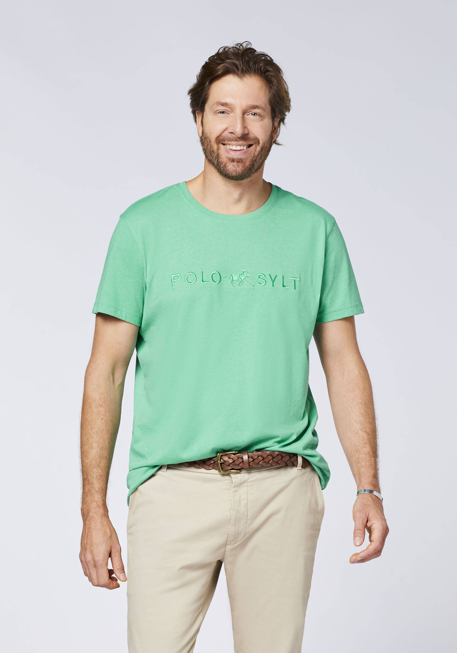 Polo Sylt| Herren T-Shirt mit Logo-Schriftzug