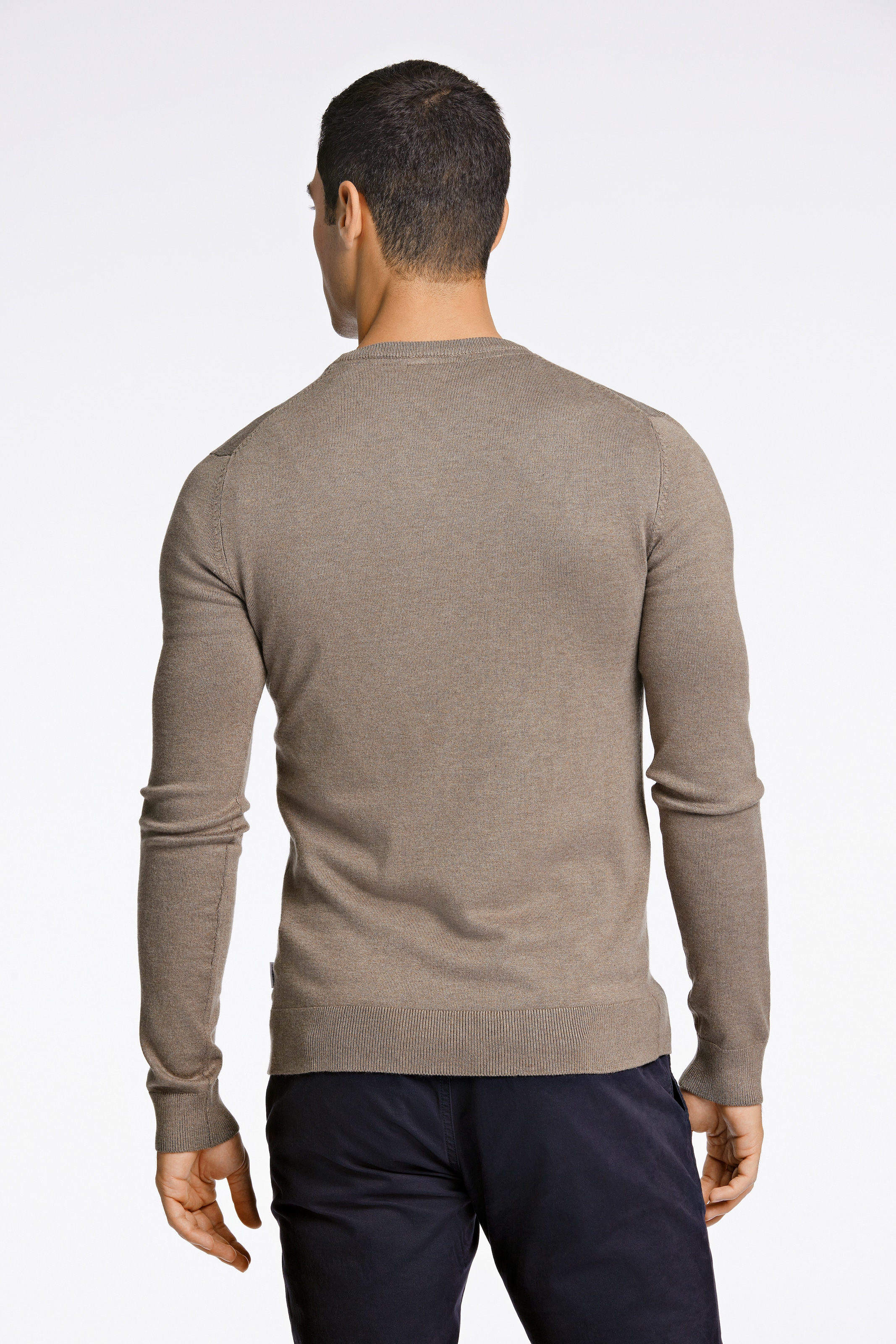 LINDBERGH Strickpullover , mit Logo-Stickerei