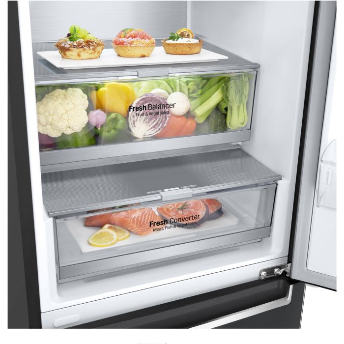 LG Kühl-/Gefrierkombination GBB92MCB2P Matte Black