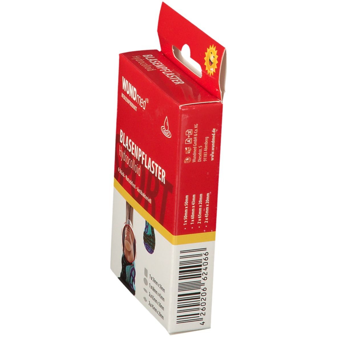 WUNDmed® Transparente Blasenpflaster Hydrocolloid