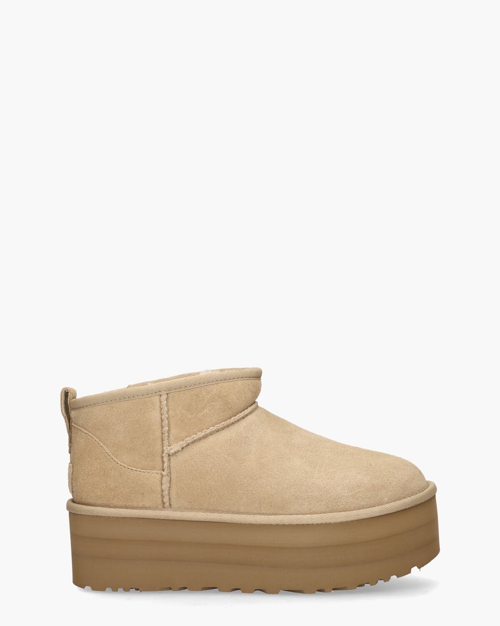 UGG Classic Ultra Mini Platform Boot Sand Dames Enkelboots