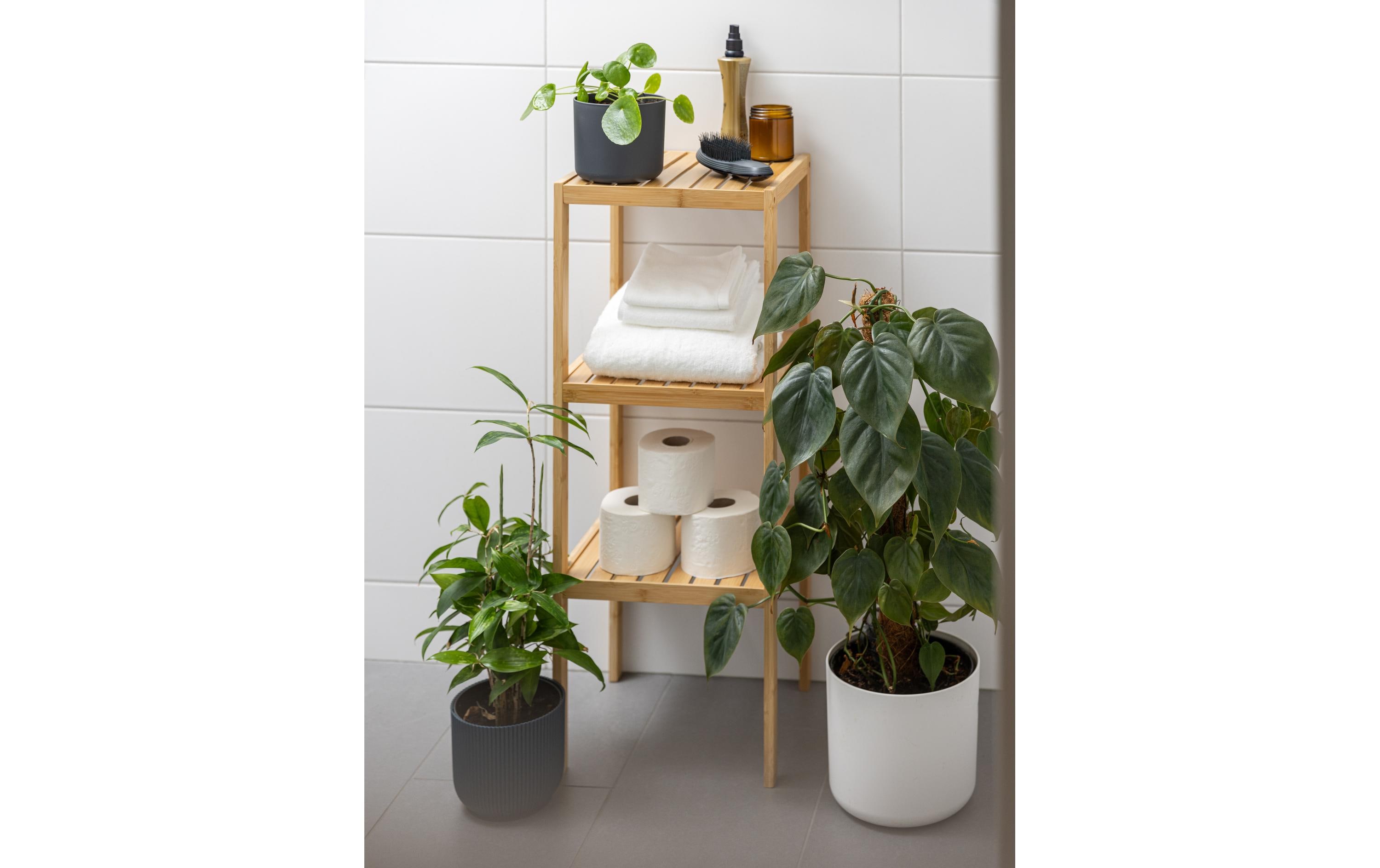Badezimmerregal BraunPraktisches Badezimmermöbel