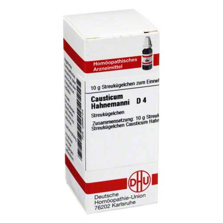 DHU causticum Hahnemanni D 4 Globuli, 10 g