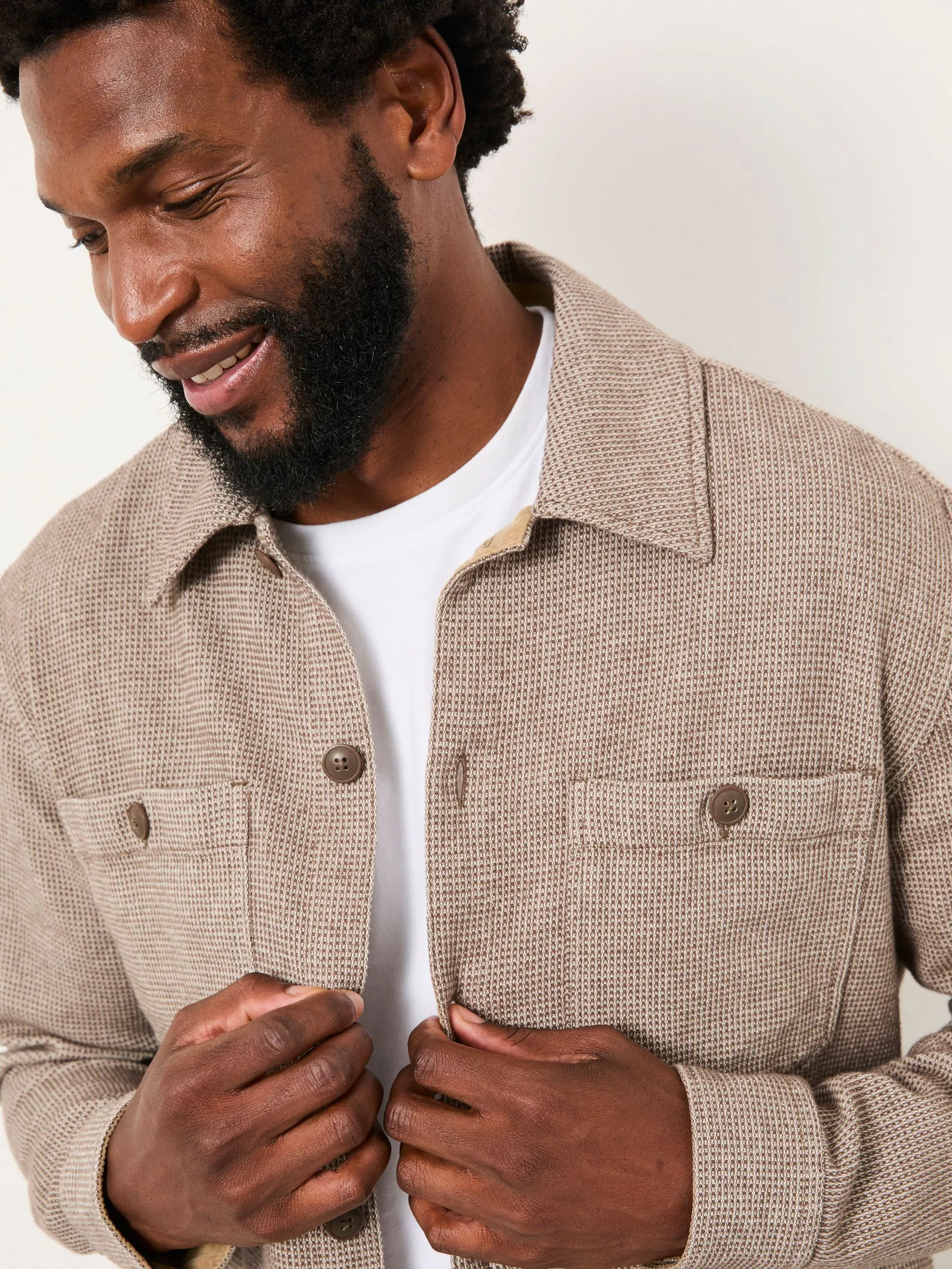 Donker naturel - FatFace Long Sleeve Shirt