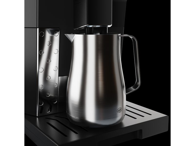 Alfi Thermoskanne Studio 700 ml, Silber Karaffe aus Edelstahl