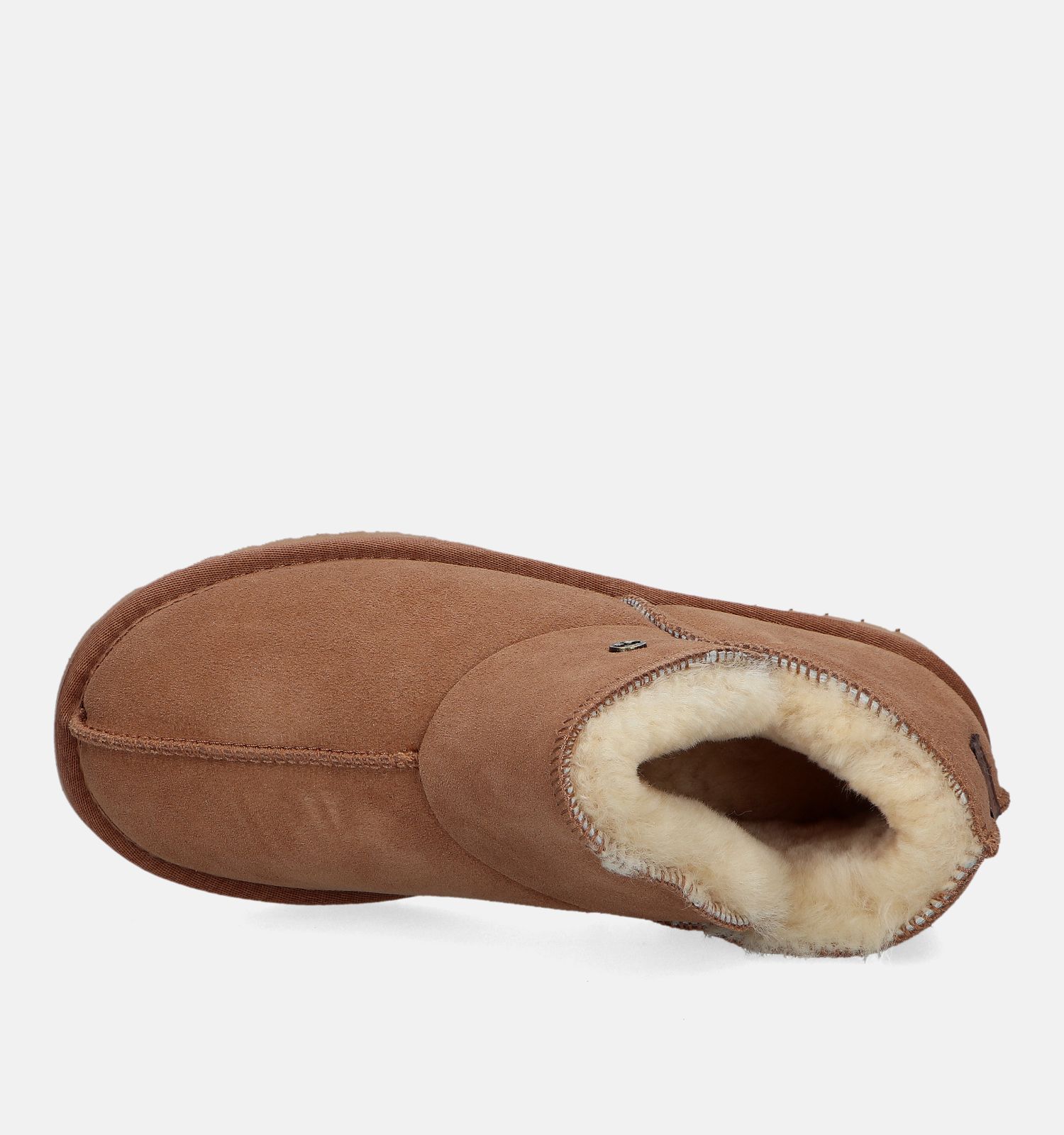 Pantoffels cognac