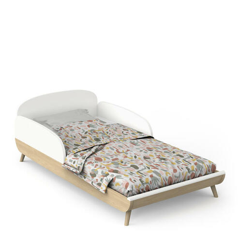 Lit bébé 70x140cm Evolutif FIRMIANA Blanc - CBA Meubles